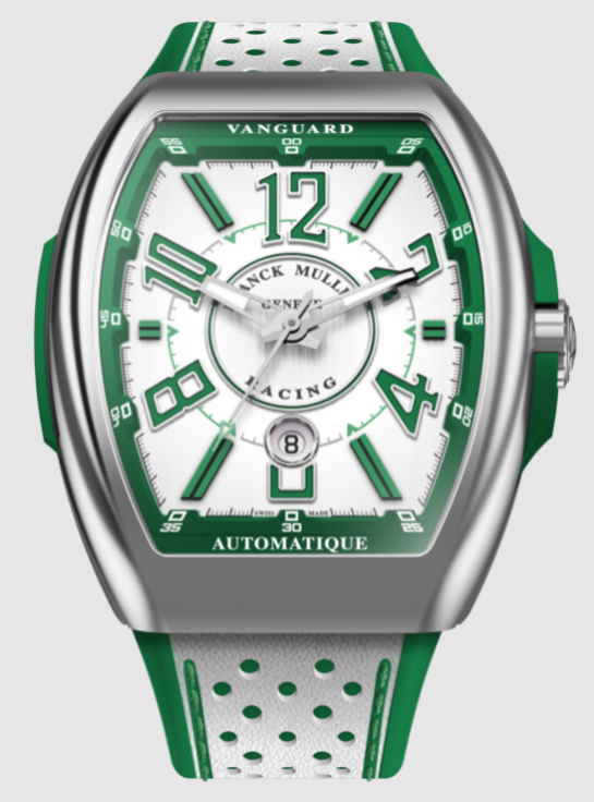 Best Franck Muller Vanguard Racing V 45 SC DT RCG (VR) White Replica Watch